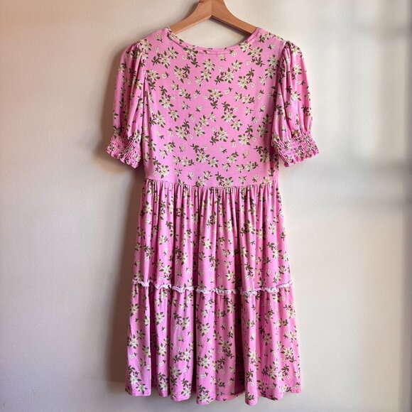 Draper James Pink Magnolia Floral Dress Size XS - Picture 7 of 7